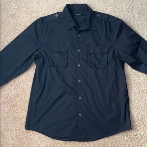 Men’s long sleeved button down shirt